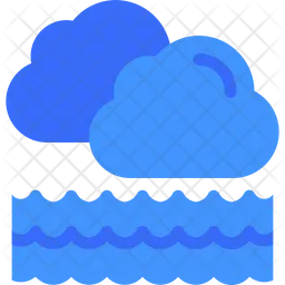 Cloud Wave  Icon