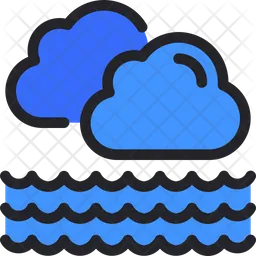 Cloud Wave  Icon