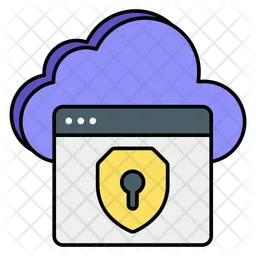 Cloud Web Security  Icon