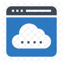 Cloud-Webseite  Symbol