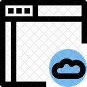 Cloud-Webseite  Symbol