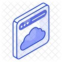 Cloud Website Webpage Icon