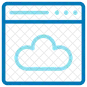 Cloud website page  Icon