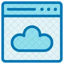 Cloud website page  Icon