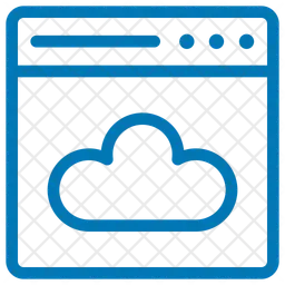 Cloud website page  Icon