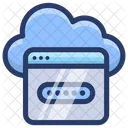 Cloud Website Security  Icon