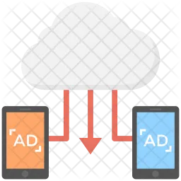 Cloud-Werbung Logo Symbol