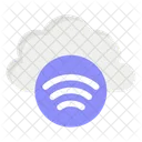 Cloud Wifi Cloud Network Cloud Connection Icon