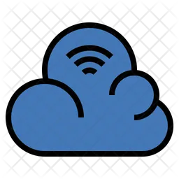 Wi-Fi dans les nuages  Icône