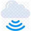 Cloud Signals Cloud Networking Cloud Connection Icon