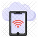 Cloud Phone Cloud Wifi Cloud Internet Icon