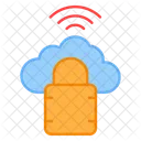 Cloud Wifi Cloud Lock Cloud Internet Icon