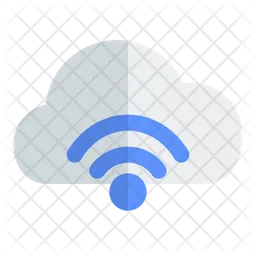 Cloud wifi  Icon