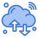 Cloud Wifi Data  Icon