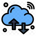 Cloud Wifi Data  Icon