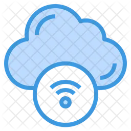 Cloud wifi signal  Icon