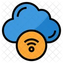 Cloud wifi signal  Icon