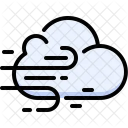 Cloud wind  Icon