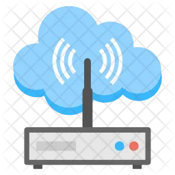 Cloud Wireless Router  Icon