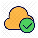Cloud Checkmark Accept Icon