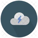 Cloud With Lightning Icon