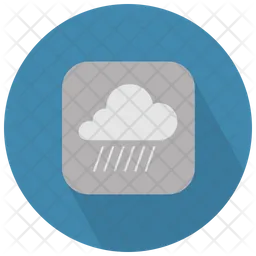 Cloud With Rain  Icon