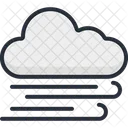 Cloud with wind  Icon