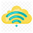 Cloud WLAN Netz Netzwerk Symbol