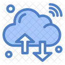 Cloud-WLAN-Daten  Symbol