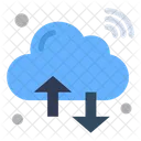 Cloud-WLAN-Daten  Symbol