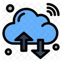 Cloud-WLAN-Daten  Symbol