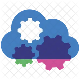 Cloud Work  Icon