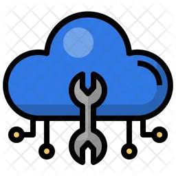Cloud Wrench  Icon