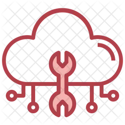 Cloud Wrench  Icon