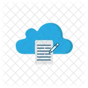 Cloud Writing Cloud Article Cloud Computing アイコン