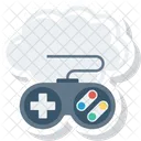 Cloudund Gamepad Cloudgame Cloudmit Spielesteuerung Symbol