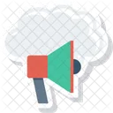 Cloudannouncement Cloudcomputing Cloudnotification Icon