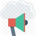 Cloudannouncement Cloudcomputing Cloudnotification Icon