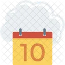 Cloudcalendar Cloudcomputing Cloudstorage Icon