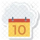 Cloudcalendar Cloudcomputing Cloudstorage Icon
