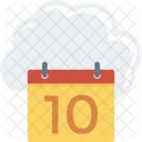 Cloudcalendar Cloudcomputing Cloudstorage Icon