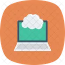 Cloudcomputing Cloudlaptop Cloudnetwork Icon