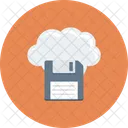 Cloudcomputing Cloudfloppy Datastorage Icon