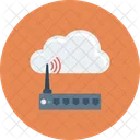 Cloudcomputing Internetdevice Wifimodem Icon