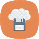 Cloudcomputing Cloudfloppy Datastorage Icon