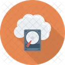 Cloudcomputing Cloudstorage Datastorage Icon