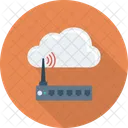 Cloudcomputing Internetdevice Wifimodem Icon