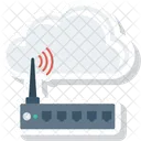 Cloudcomputing Internetdevice Wifimodem Icon