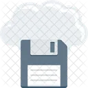 Cloudcomputing Cloudfloppy Datastorage Icon