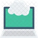 Cloudcomputing Cloudlaptop Cloudnetwork Icon